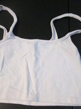 EUC Juniors sz S white halter top by Bozzolo